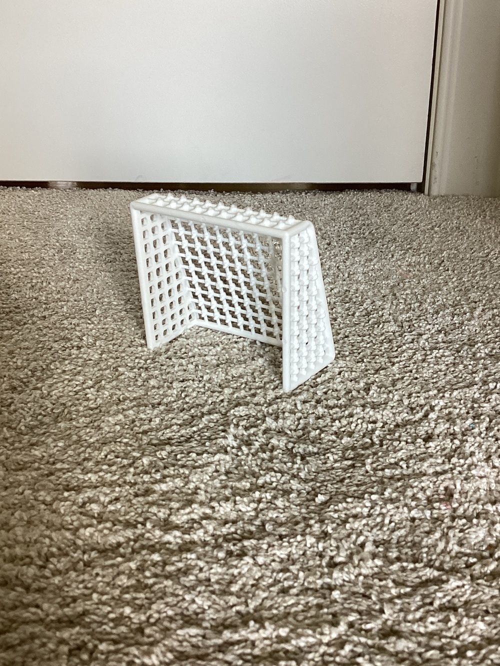 Barbie White Plastic Soccer Goal Accessory